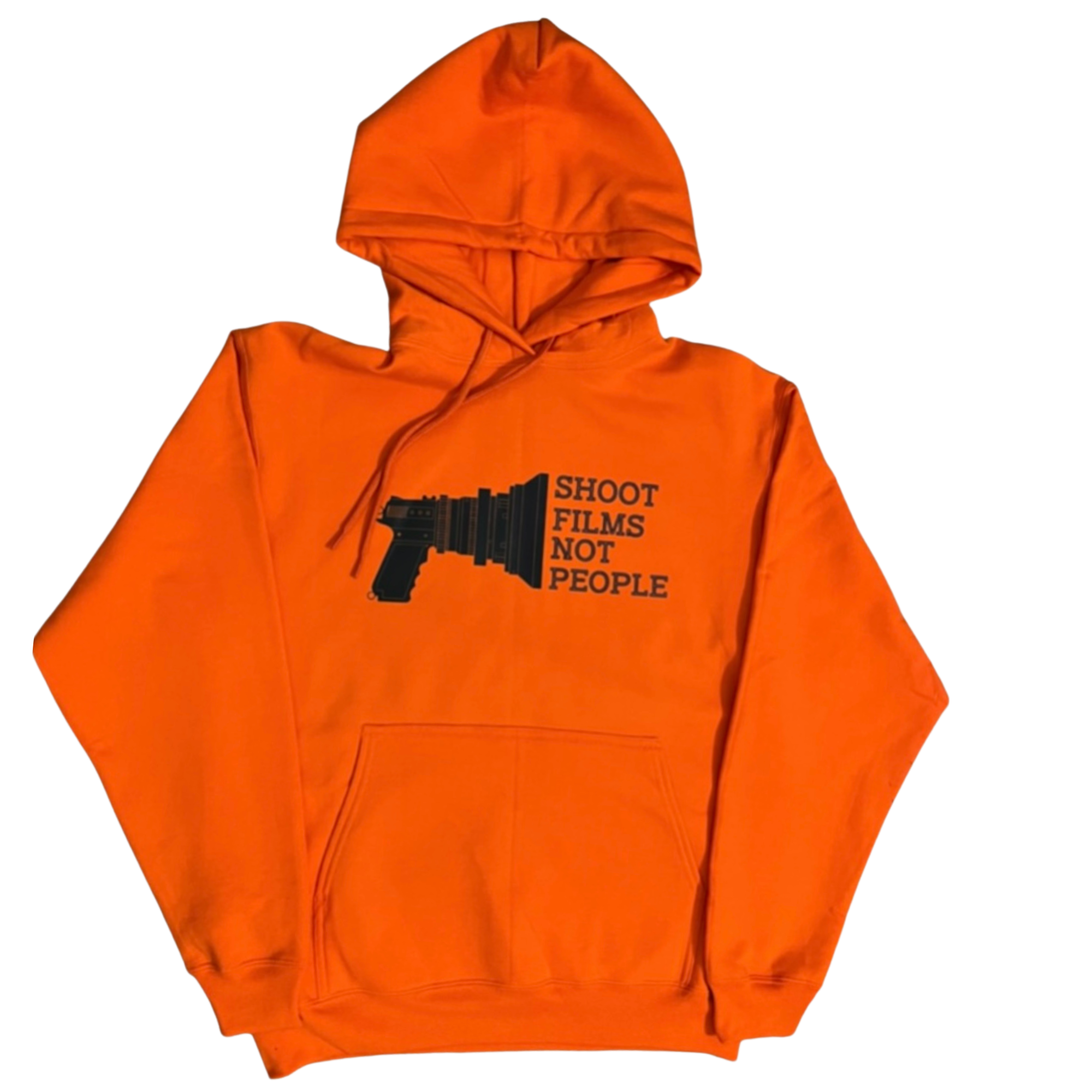 SFNP LOGO ORANGE HOODIE - Shoot Films Not People